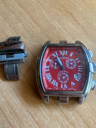 Reloj Sandoz Cronógrafo Rojo