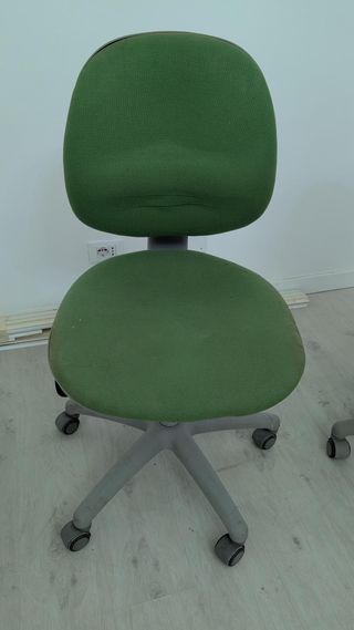 Sedie ufficio verdi e grigie