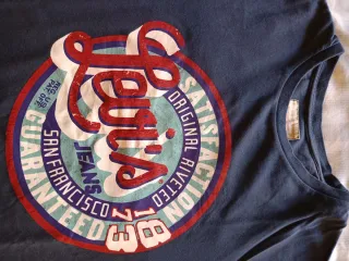 Camiseta Levi's manga larga azul