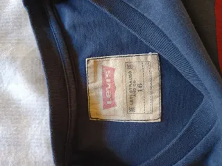 Camiseta Levi's manga larga azul