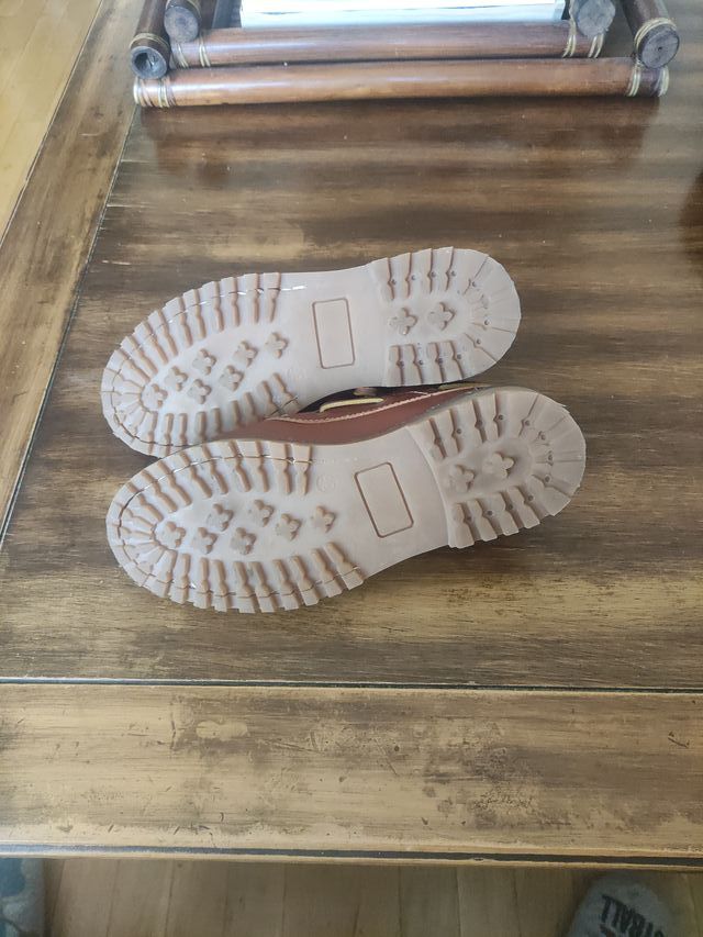 Zapatos náuticos de piel marrón T36