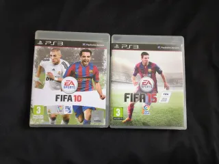 Cajas FIFA 10 y FIFA 15 PS3