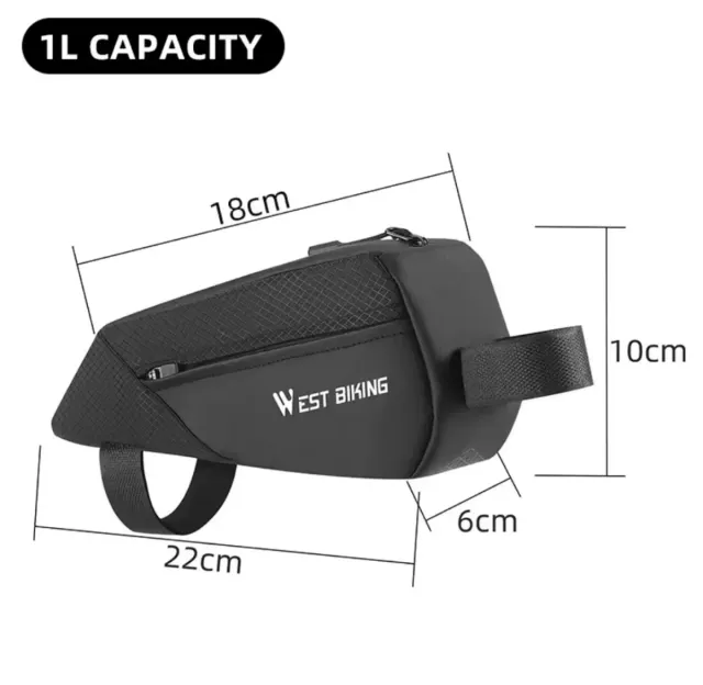 Bolsa Triángulo Bicicleta West Biking 1L