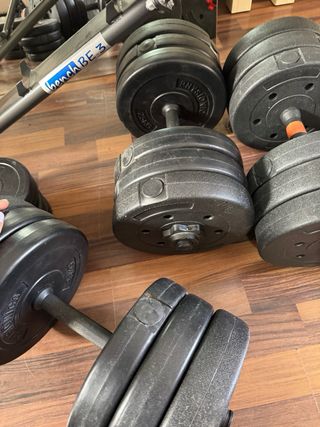 Set de mancuernas ajustables + Regalo