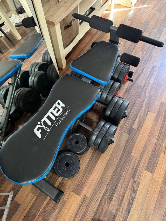 Set de mancuernas ajustables + Regalo