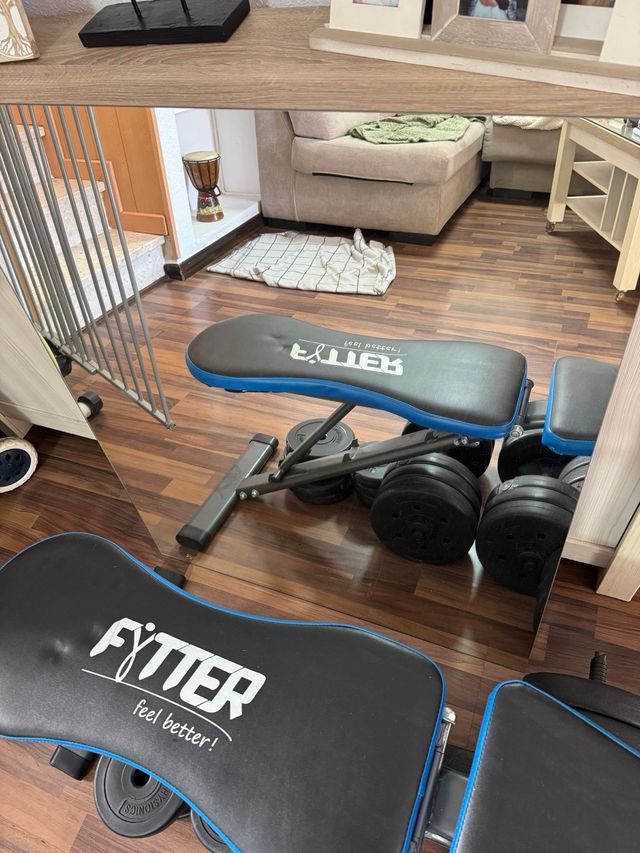 Set de mancuernas ajustables + Regalo