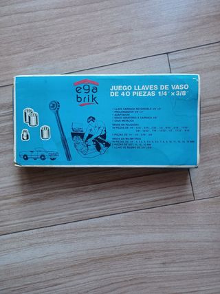Juego de llaves de vaso 40 piezas