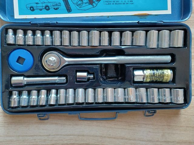 Juego de llaves de vaso 40 piezas