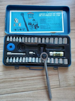 Juego de llaves de vaso 40 piezas