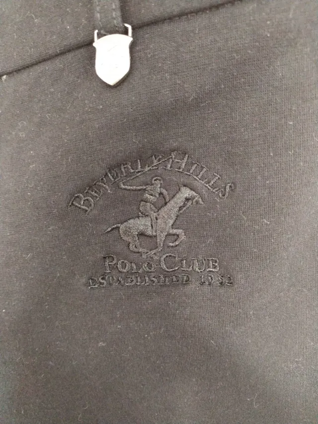 Pantalón de montar negro elástico