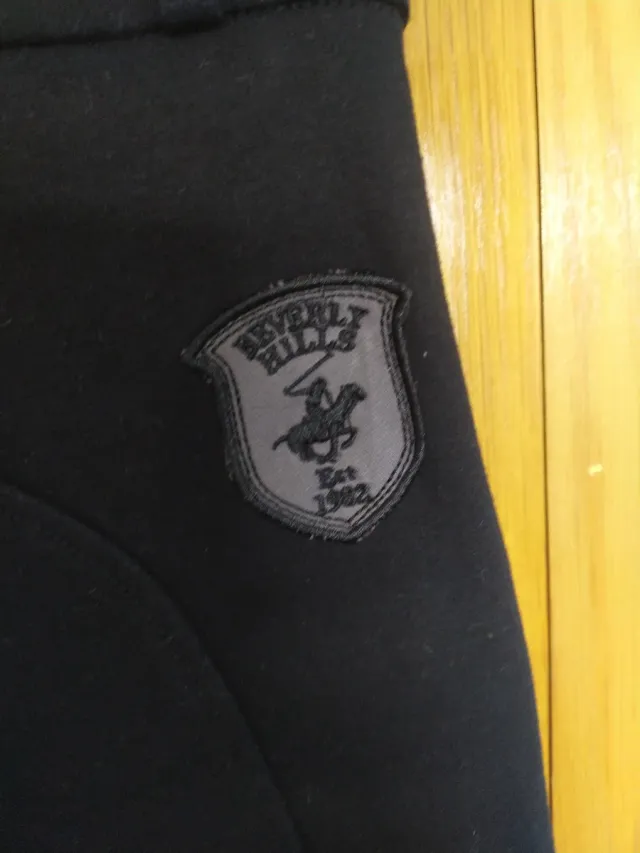 Pantalón de montar negro elástico