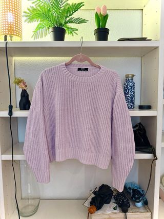 Jersey Bershka Lila Talla M