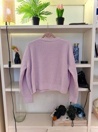 Jersey Bershka Lila Talla M