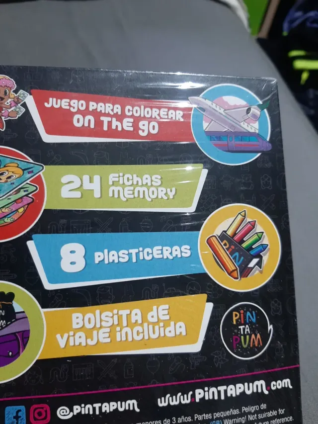 Pinta Pum Fantasy Memory Juego 24 Piezas