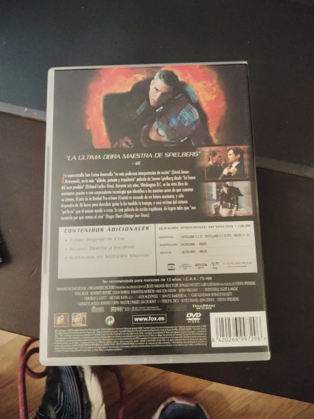 DVD Minority Report (Tom Cruise)