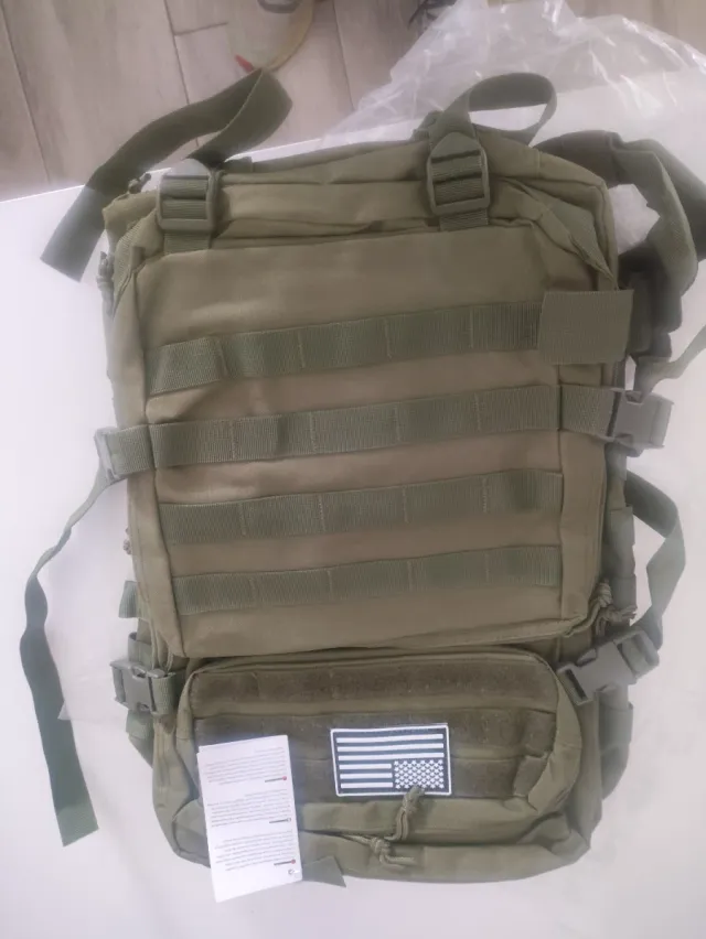 Mochila Táctica Militar CrossFit Verde