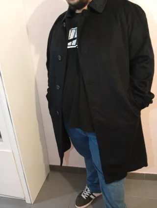 Chaquetón Canali Cachemira Negro