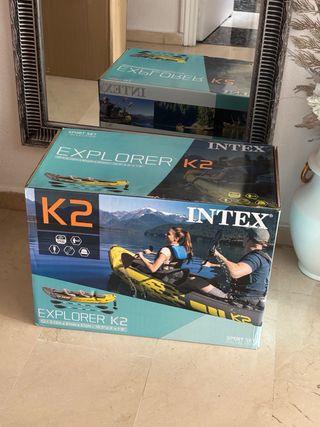Kayak Intex con bolsa de transporte