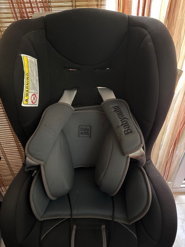 Silla coche bebé negra
