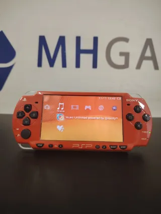 PSP Slim 2000 Roja - 1 Año Garantía