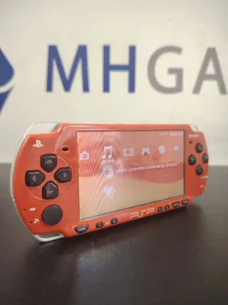 PSP Slim 2000 Roja - 1 Año Garantía