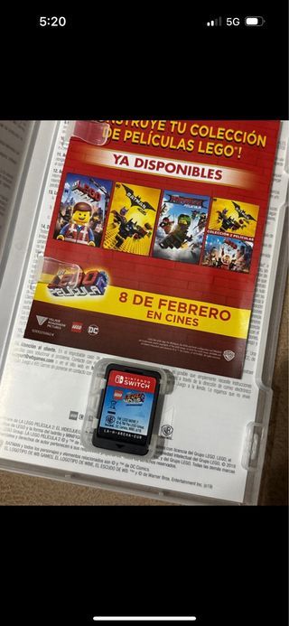 Juego Nintendo Switch Lego Película 2