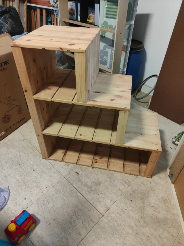 Estantería Escalera Madera