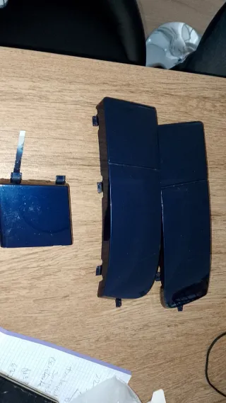 Tapa paragolpes antiniebla azul