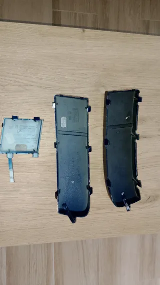 Tapa paragolpes antiniebla azul