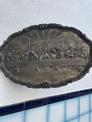 Dos Placas . La Última Cena Alpaca