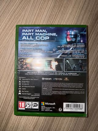 Robocop Rogue City Xbox Series X precintado