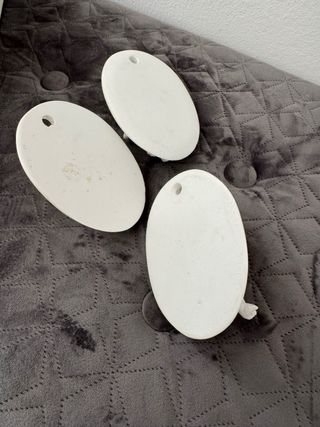 Decorazioni angeli in pietra (3 pezzi)