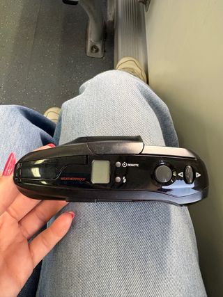 Olympus mju: ZOOM 70 Cámara Analógica Negra