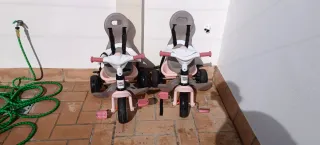 Bicicletas Smoby Gemelares Rosas