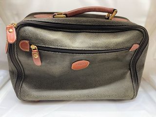 Bolsa de viaje Brics piel marrón y verde oliva