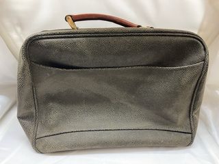 Bolsa de viaje Brics piel marrón y verde oliva