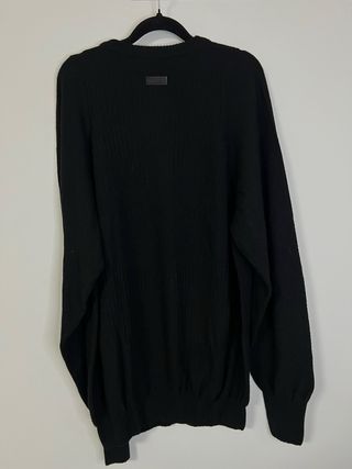Maglione Versace Girocollo Nero XXL cashmere