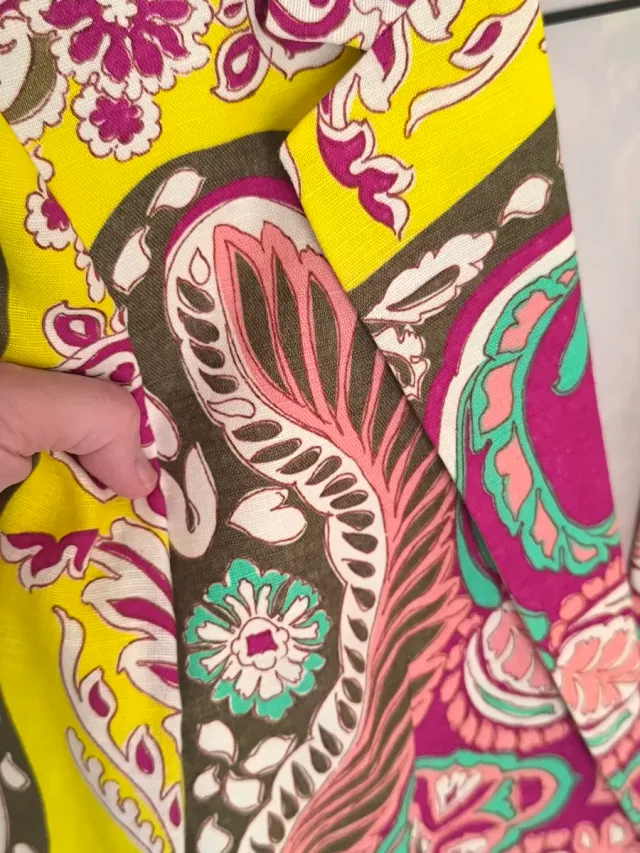 Chaqueta Zara Lino Multicolor