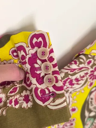 Chaqueta Zara Lino Multicolor