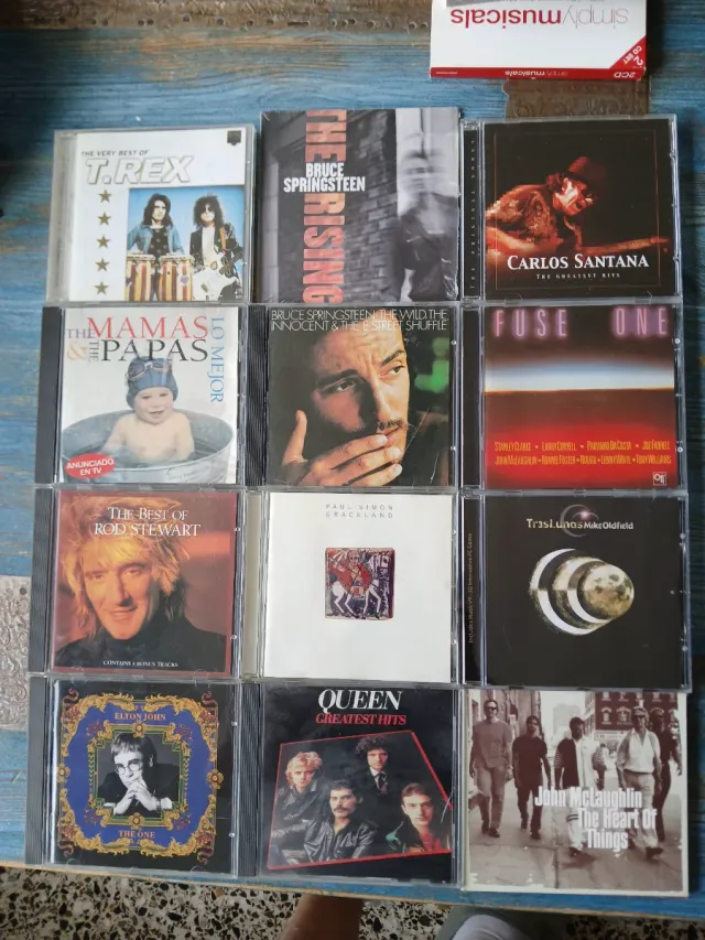 Lote 12 CDs Pop-Rock Internacional