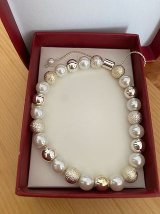 Bracciale Avon perle e sfere argento