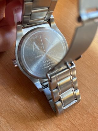 Reloj Armani Exchange Negro/Plateado