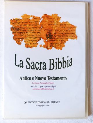 La Sacra Bibbia Antico+Nuovo testamento,Audiolibro