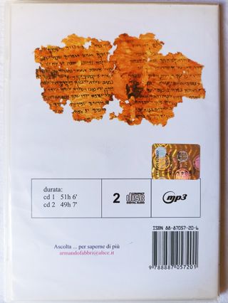 La Sacra Bibbia Antico+Nuovo testamento,Audiolibro