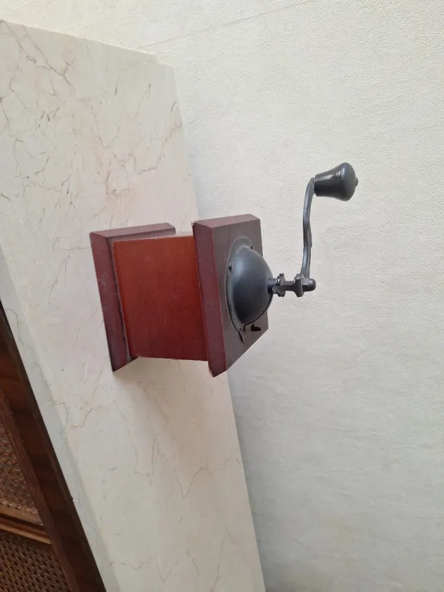 Molinillo de café Elma retro madera