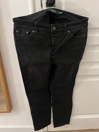 Pantalones vaqueros Ralph Lauren mujer negros
