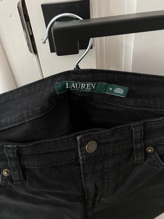 Pantalones vaqueros Ralph Lauren mujer negros