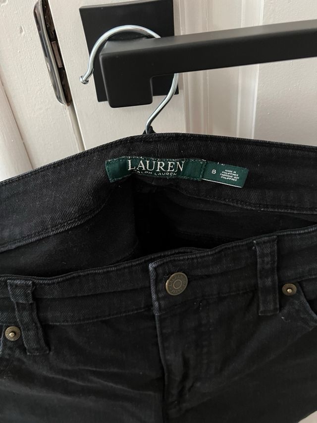 Pantalones vaqueros Ralph Lauren mujer negros