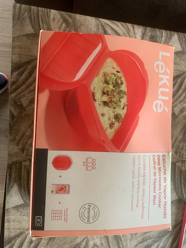 Lekue Estuche Vapor Hondo Cocina Microondas