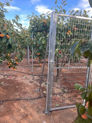 Valla metálica en Alginet